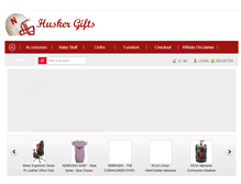 Tablet Screenshot of huskergifts.com